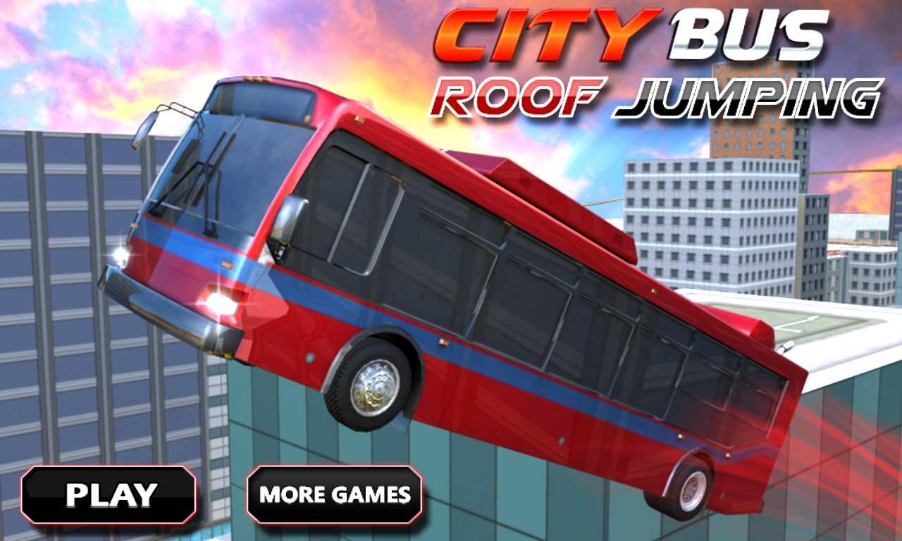Modern City Bus Roof Jumping