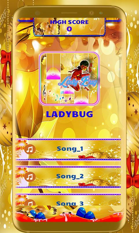 LADY BUG Piano Tile Game