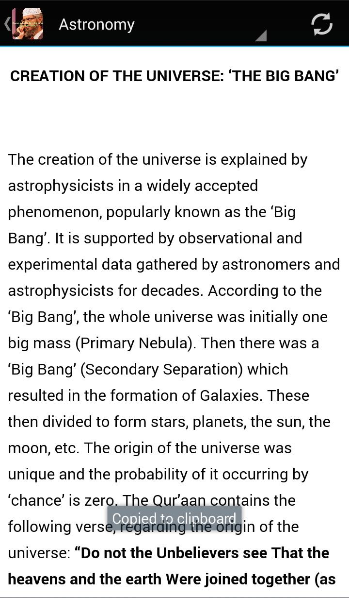Quran and Modern Science