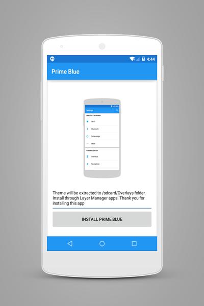 Prime Blue - Layers Theme