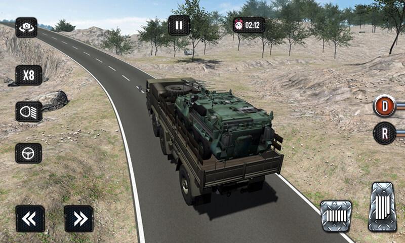 Offroad Army Truck Driving