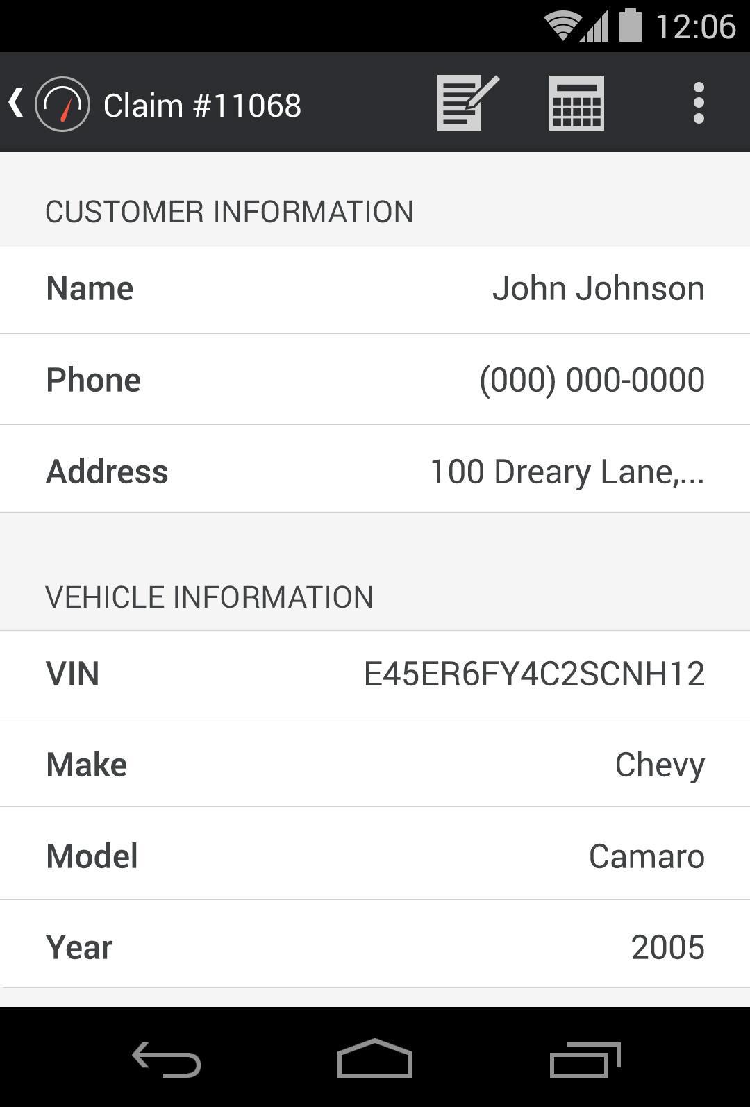 Dash - Technician Claims