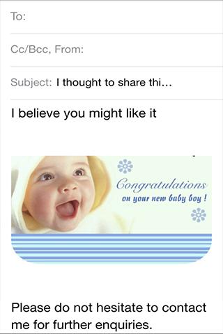 Baby Shower Ideas Card