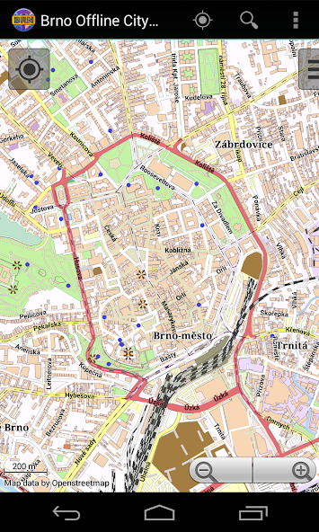 Brno Offline City Map