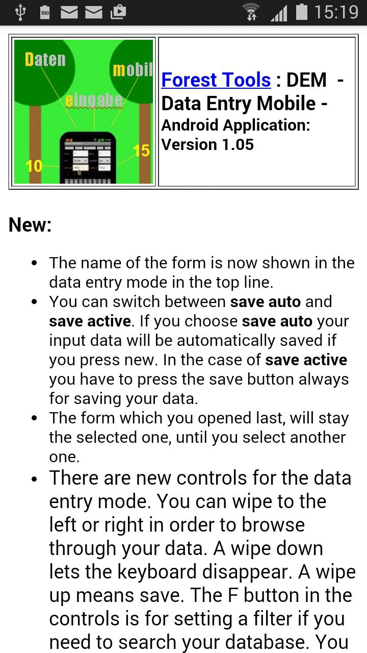 DEM - Data Entry Mobil