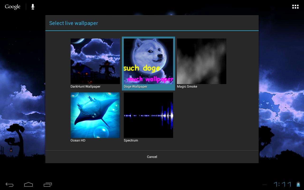 Doge Live Wallpaper FREE