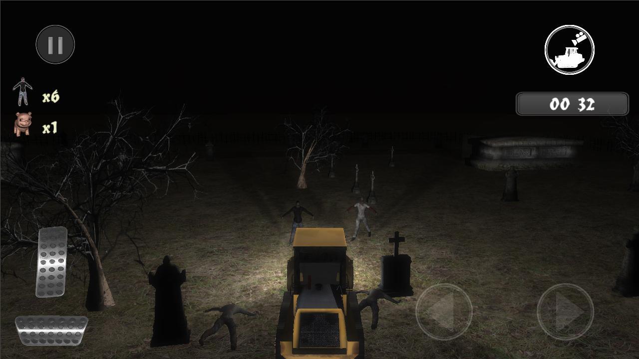 Zombies vs Bulldozer 3D Race