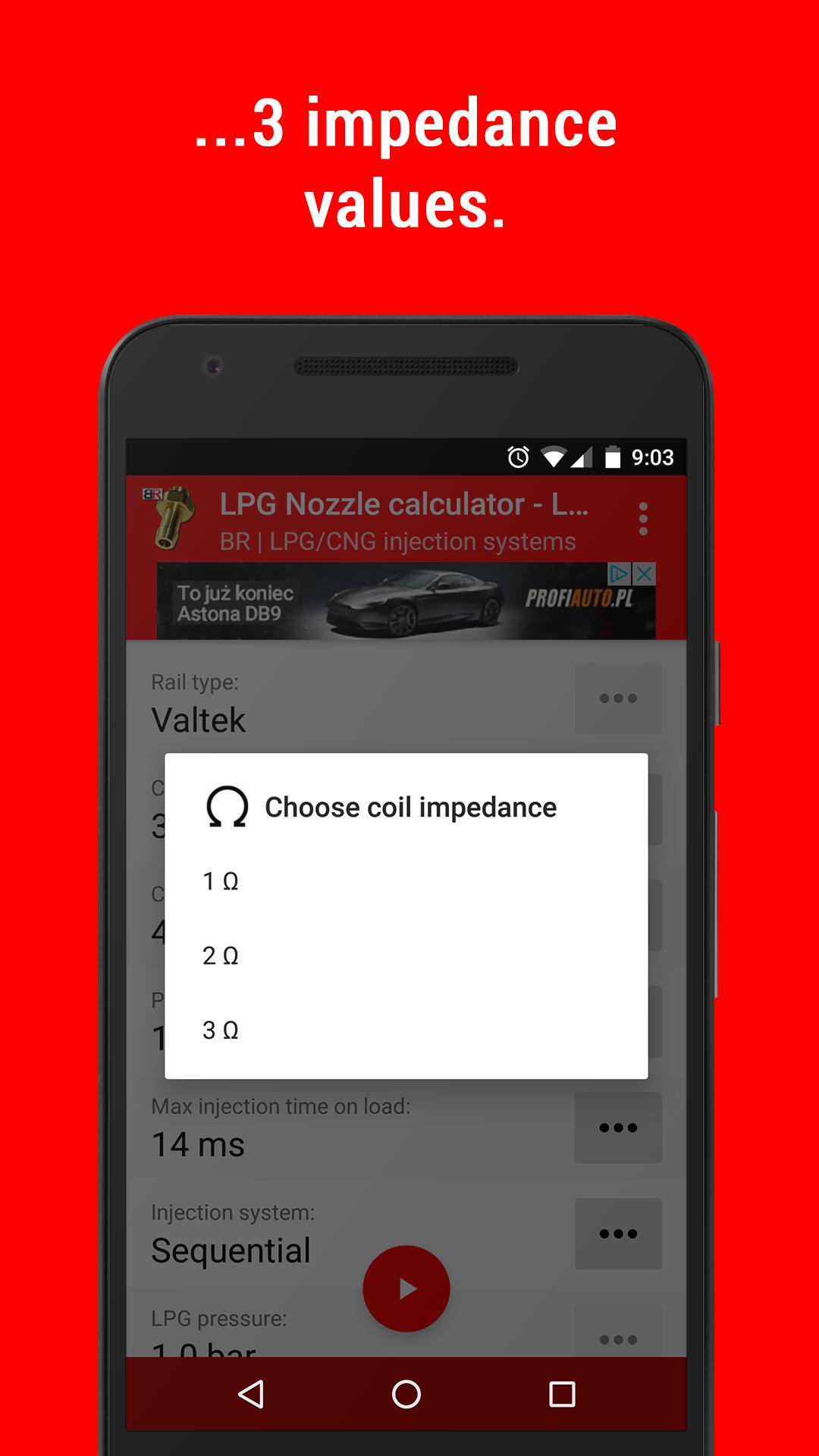LPG Injection Rail Nozzle Diameter Calculator-Lite