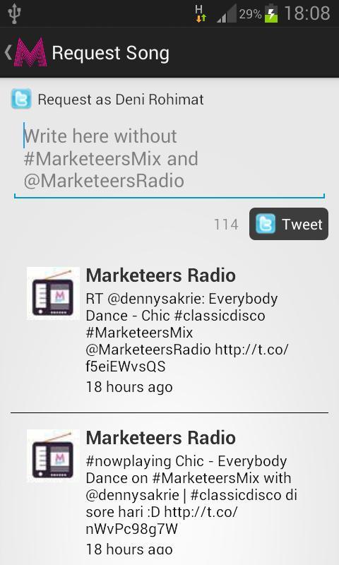 Marketeers App