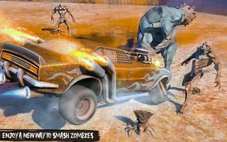 Road zombies smashing car killing games