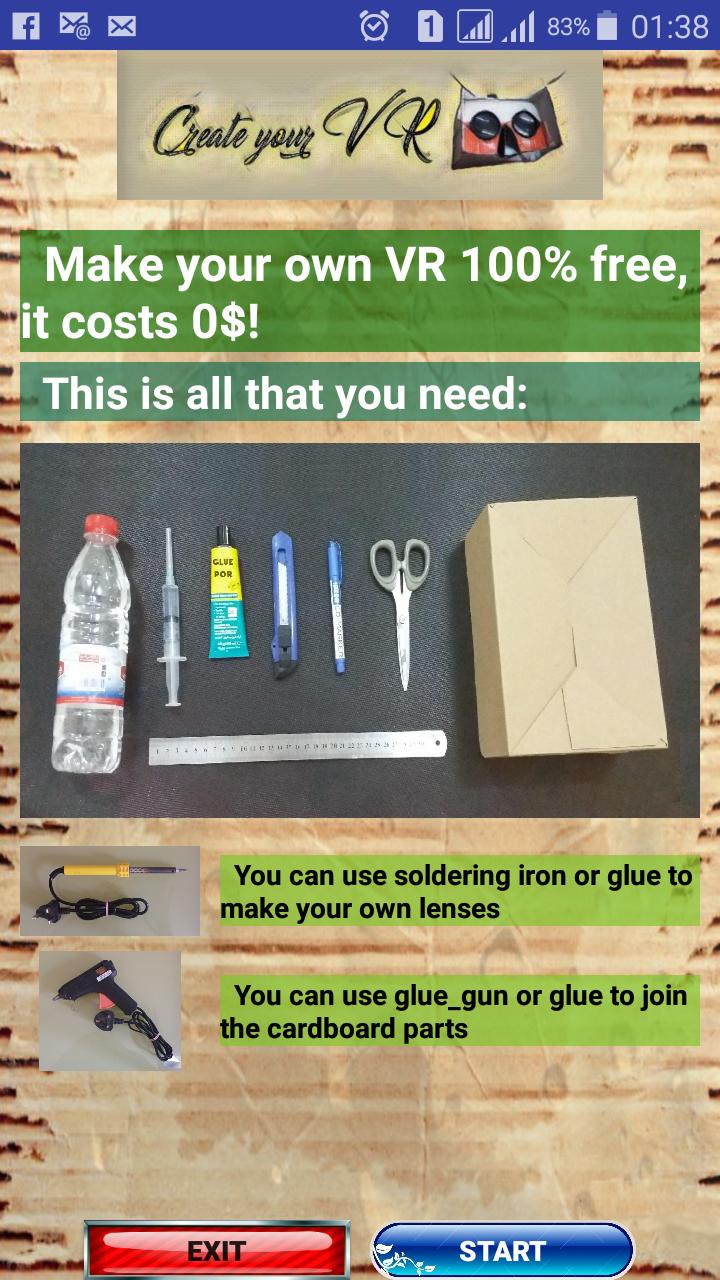 Create your own VR Cardboard