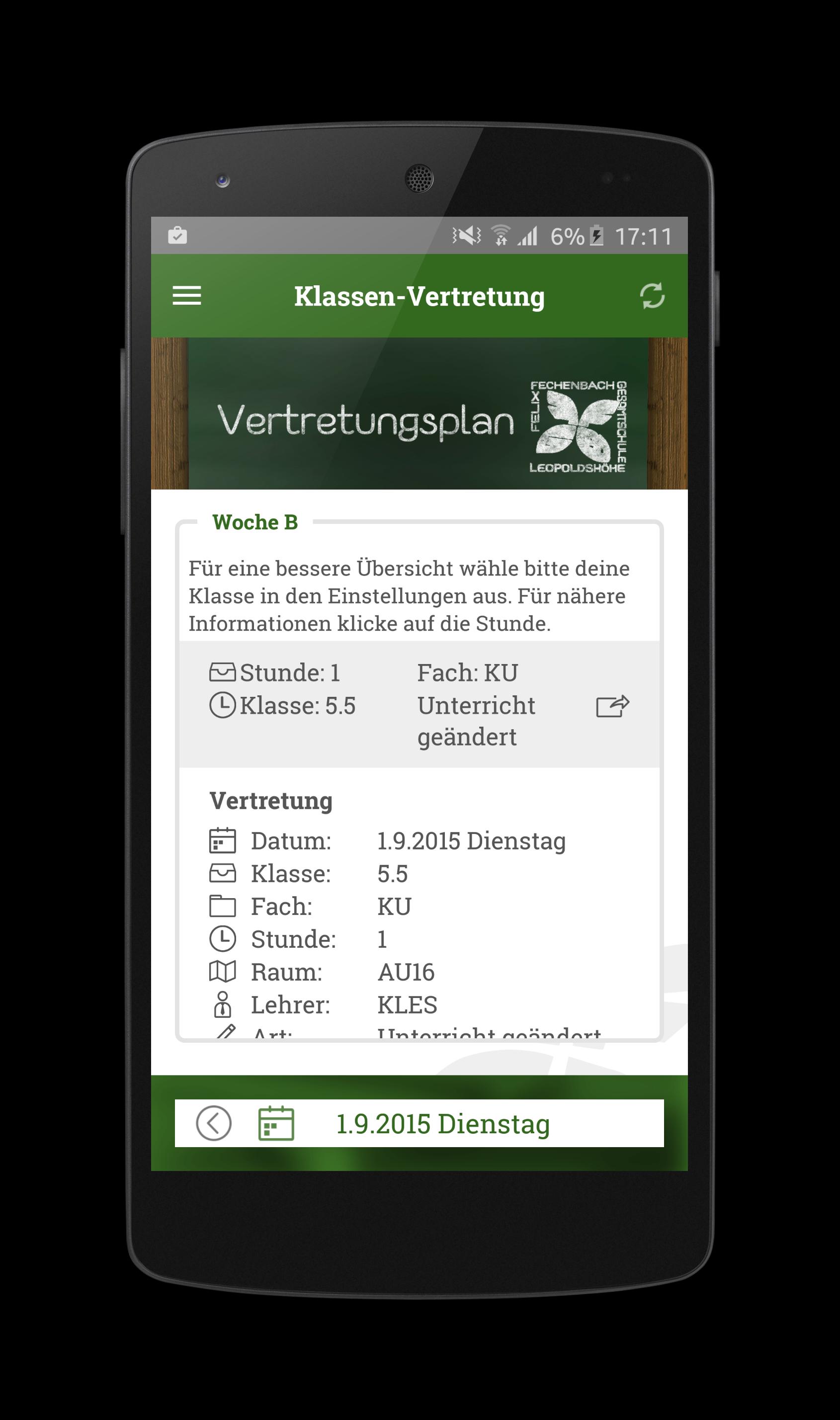 FFGLeo Vertretungsplan