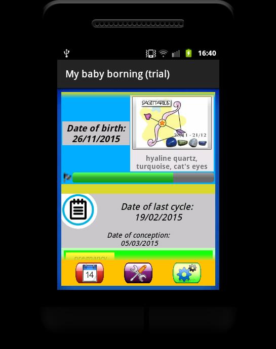 My baby borning (trial)