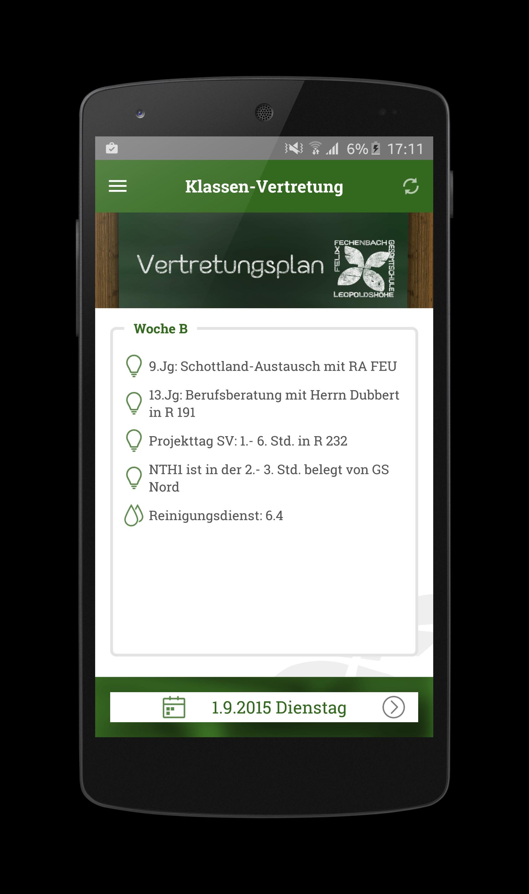 FFGLeo Vertretungsplan