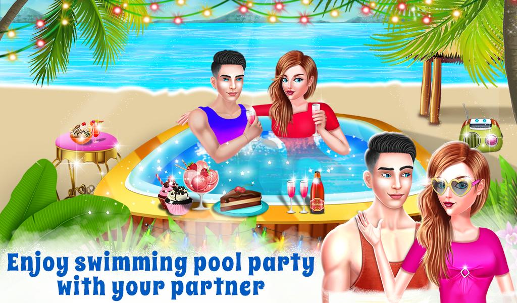 Princess Swimming Pool Party