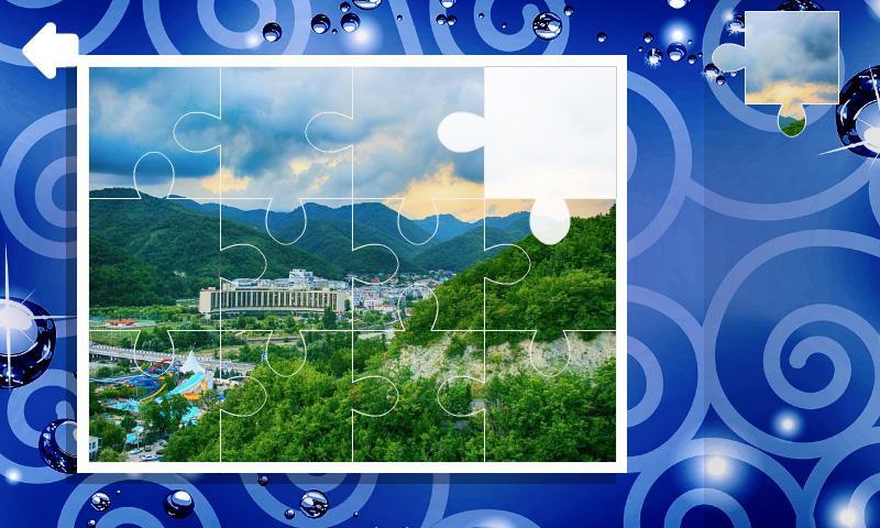 Jigsaw puzzles. Mountains