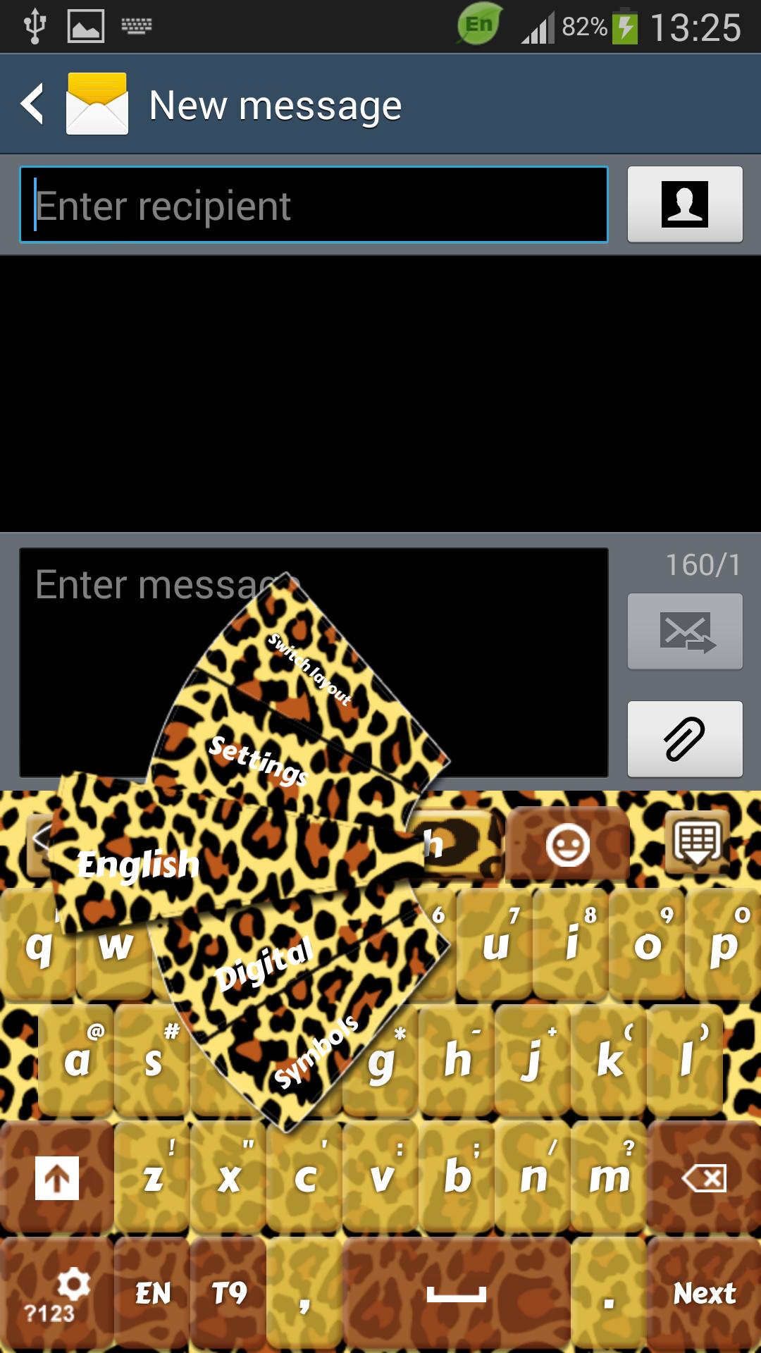 GO Keyboard Leopard