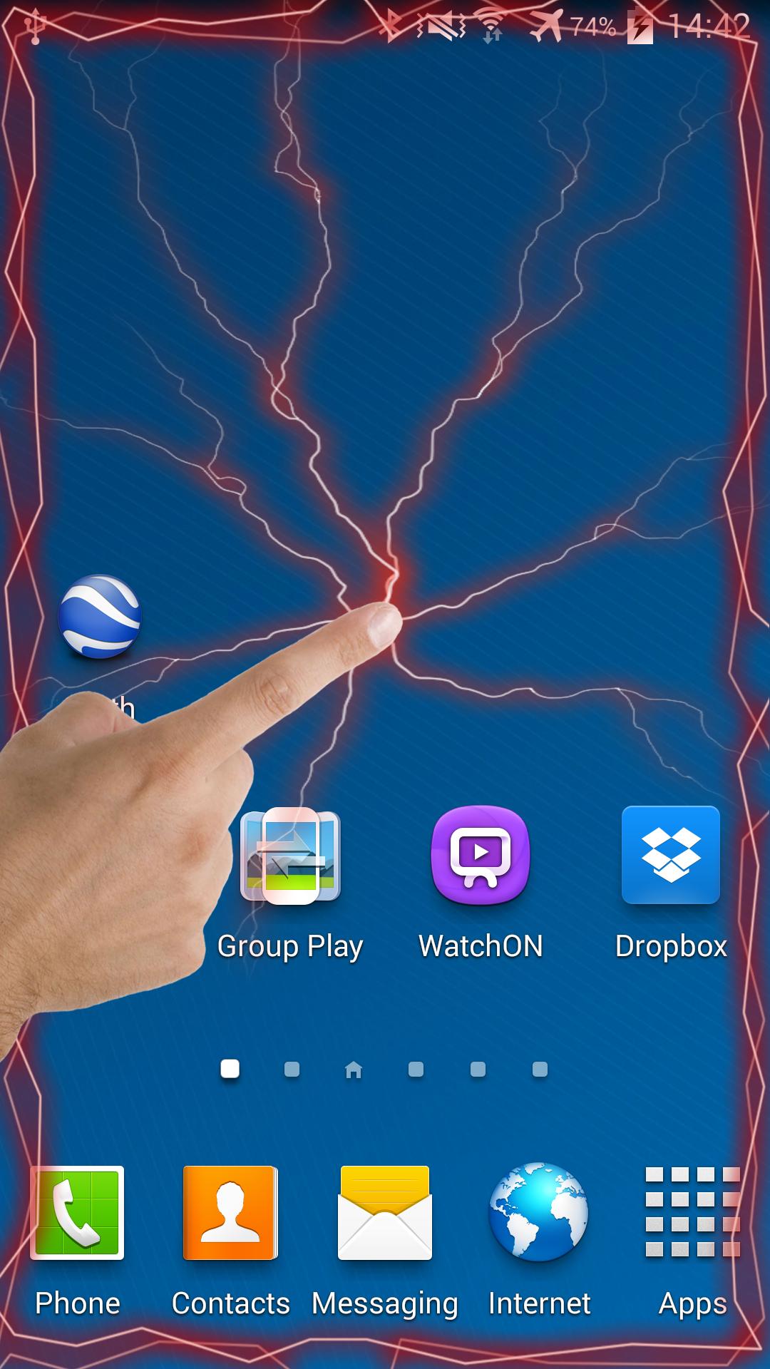 Electric Prank Live Wallpaper