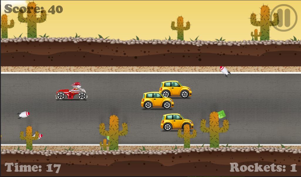 PAW Puppy Patrol Road Shooter