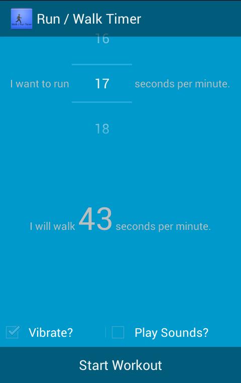 Run / Walk Timer