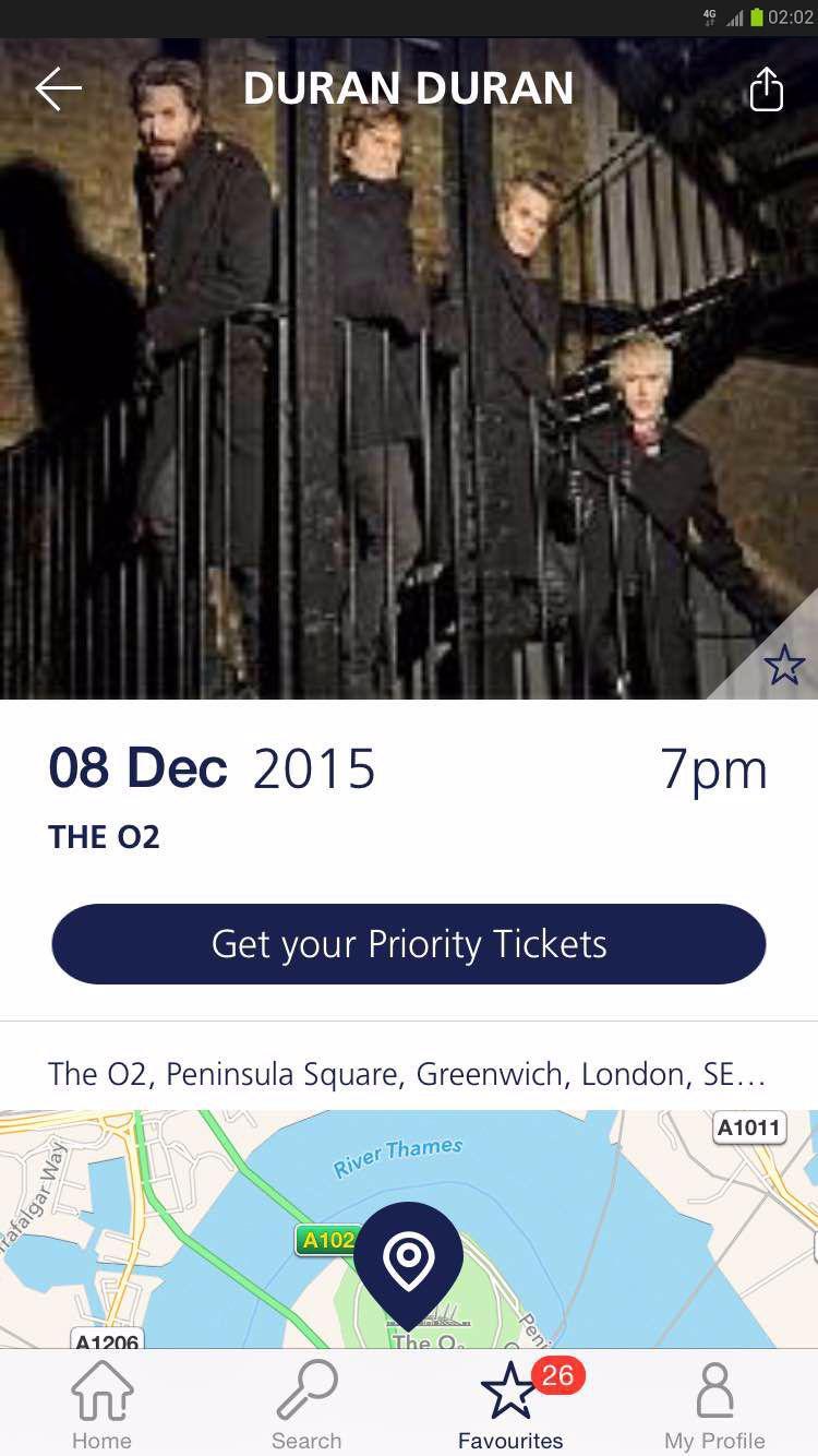 O2 Priority Tickets