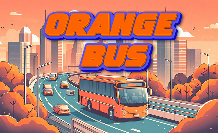 Orange Bus Parking Game