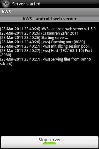 kWS - Android Web Server