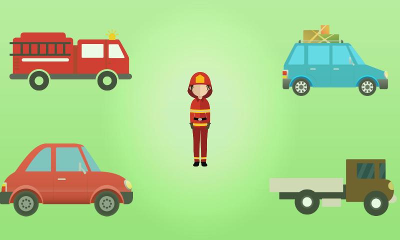 Jobs & Cars Game for Toddlers