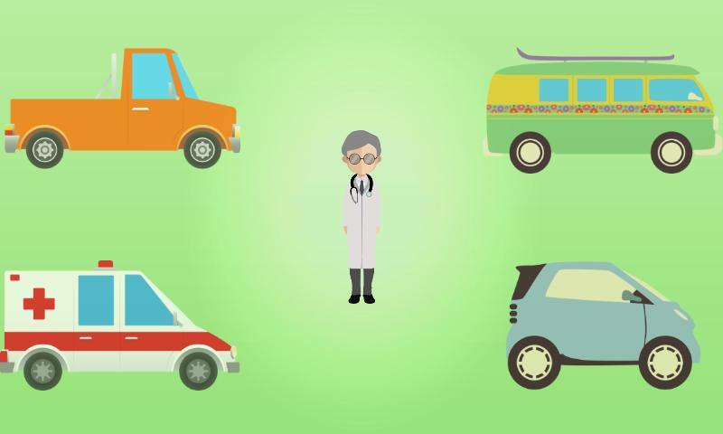 Jobs & Cars Game for Toddlers