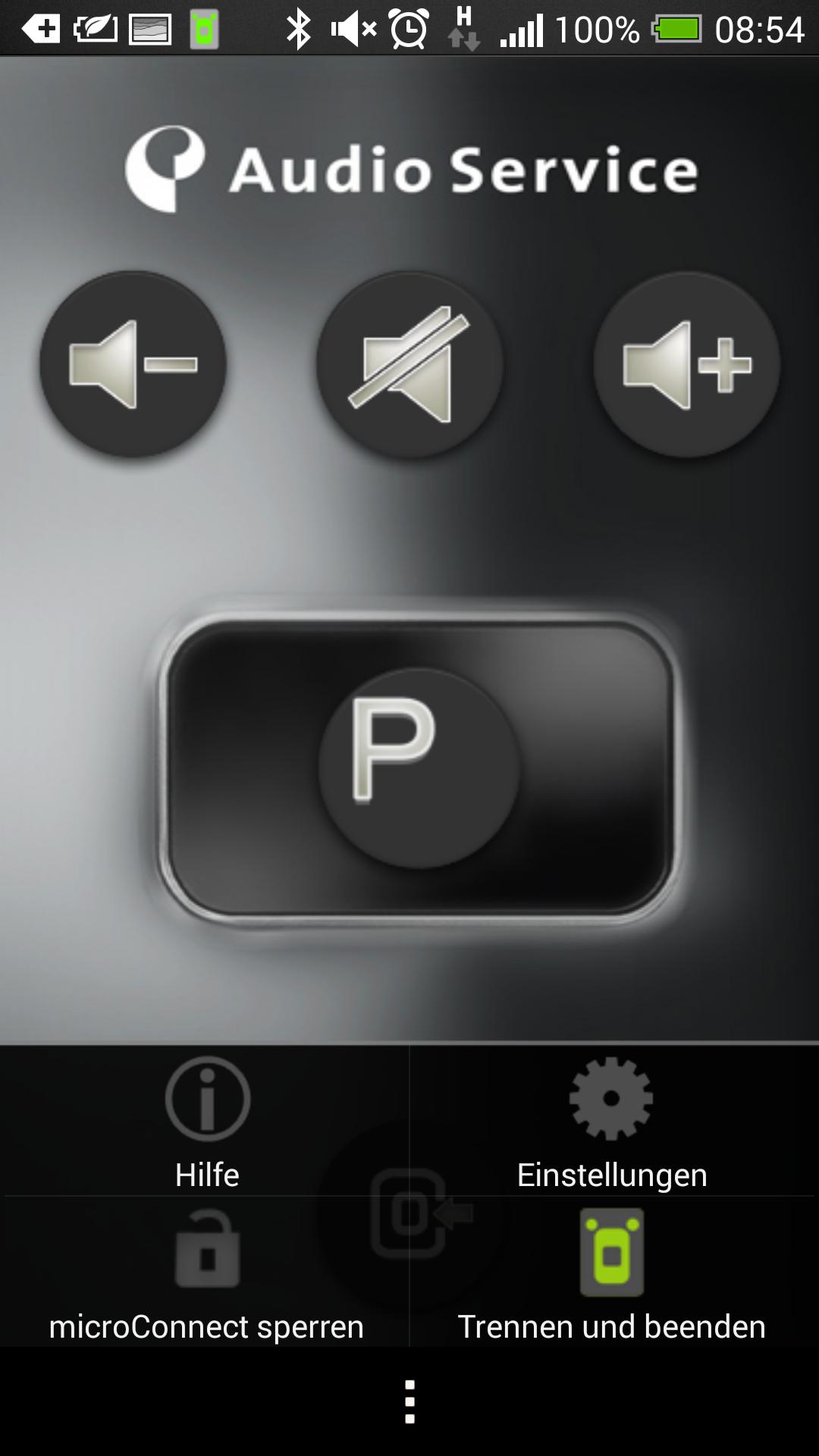 Audio Service microConnect App