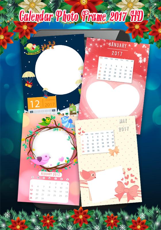 Calendar Photo Frame 2017 HD