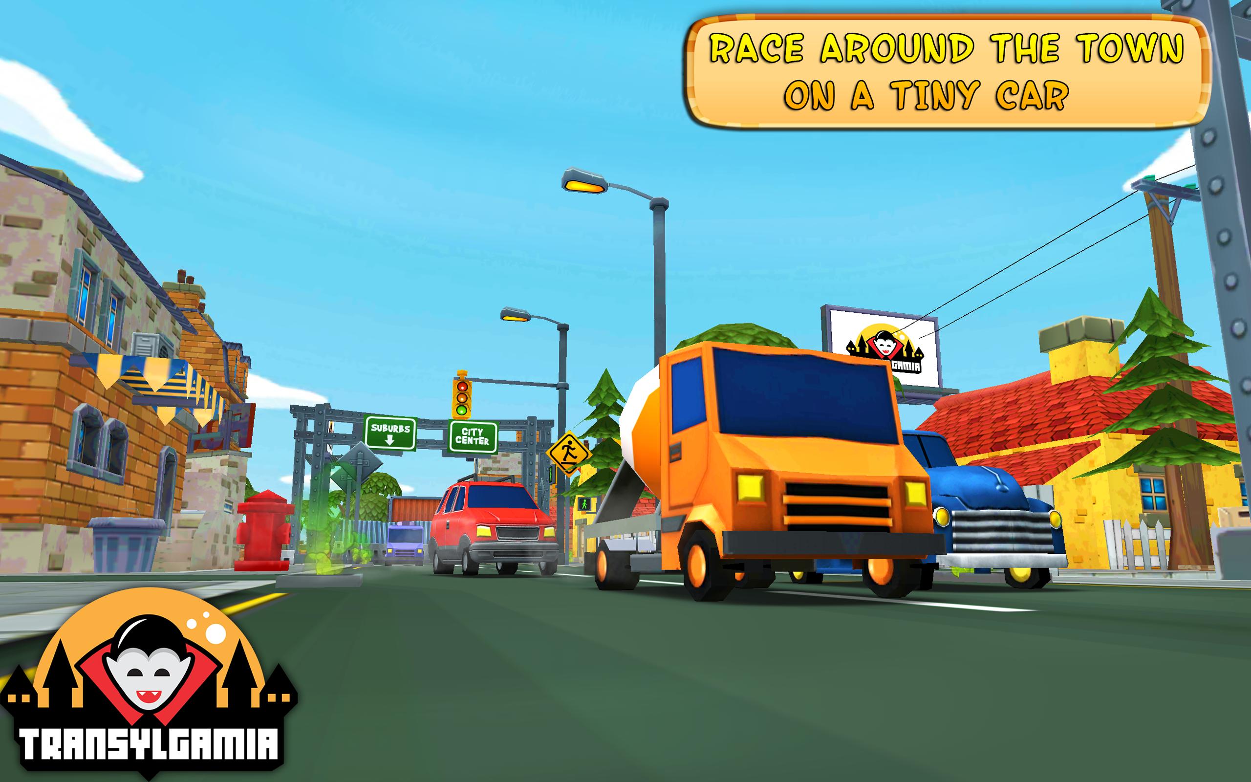 Cartoon Race 3D Car Driver