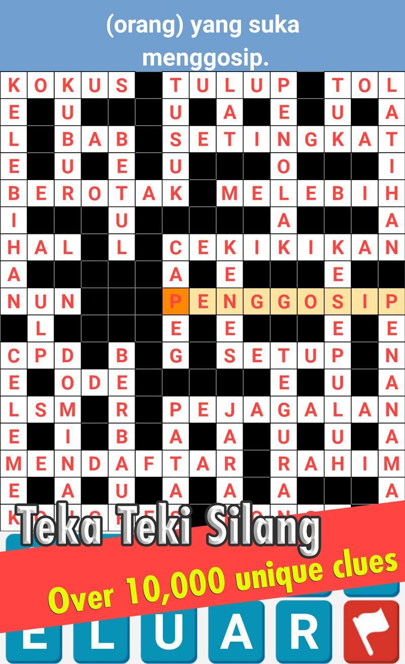 Indonesian crossword Puzzle
