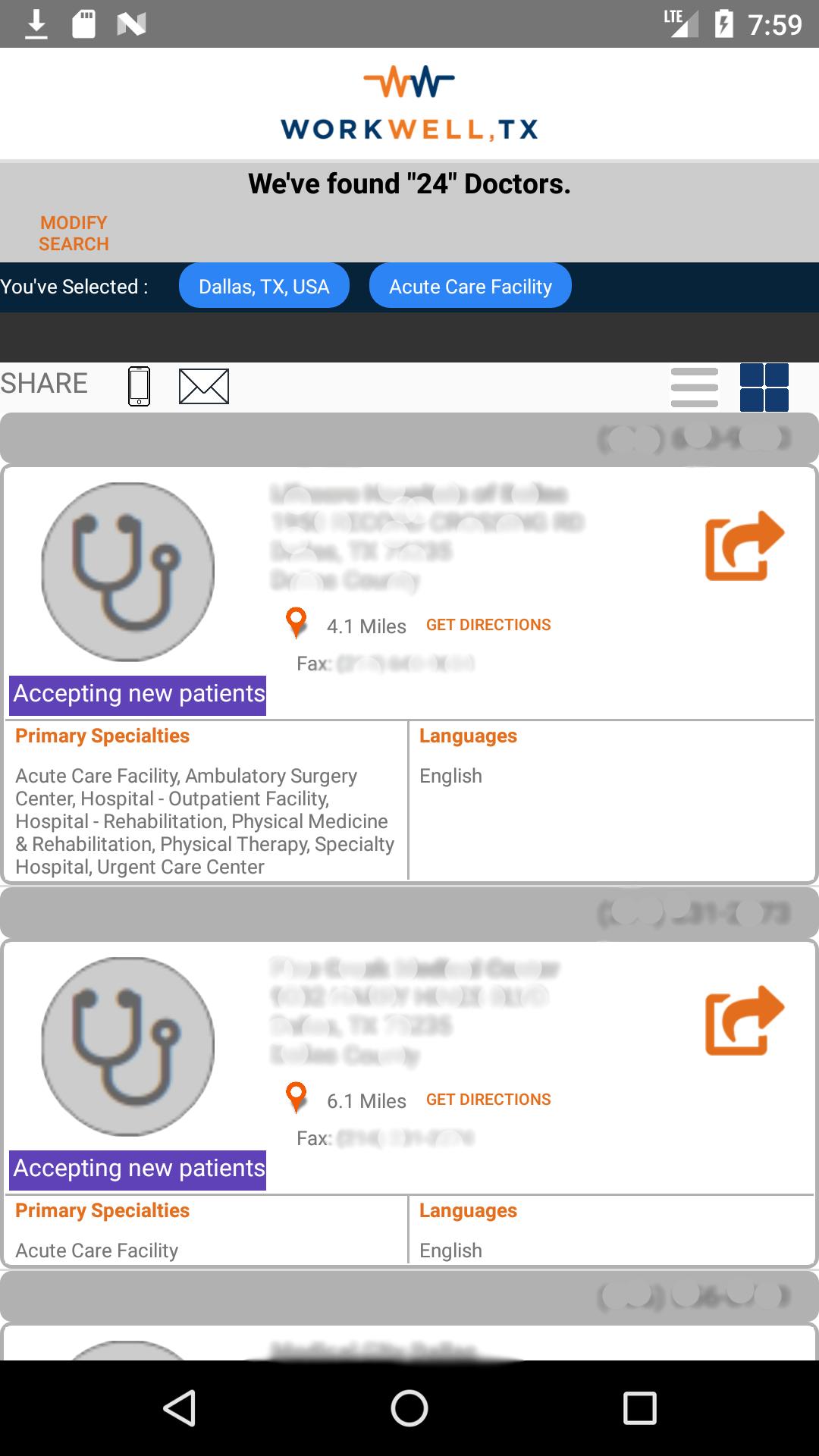 TXM Provider Directory