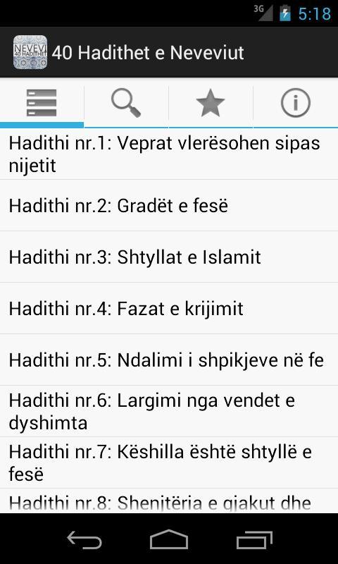 40 Hadithet e Neveviut