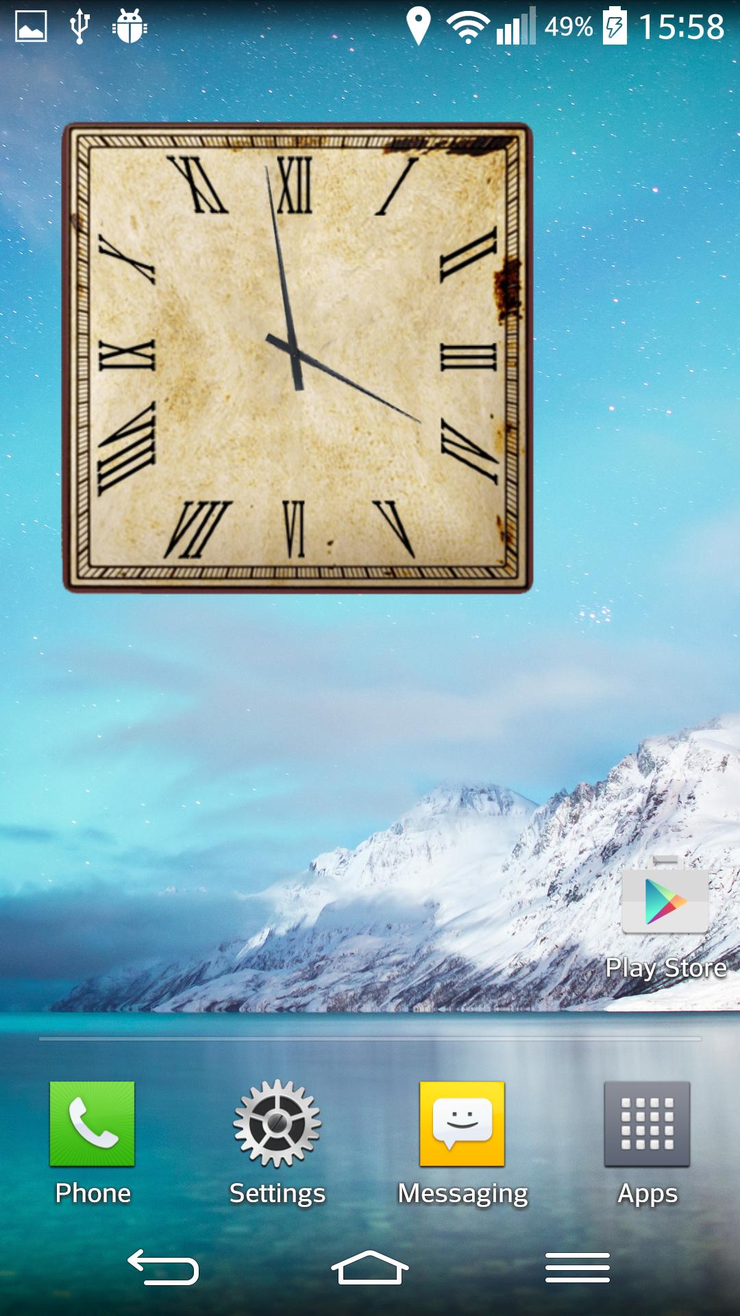 Old Clock Widget