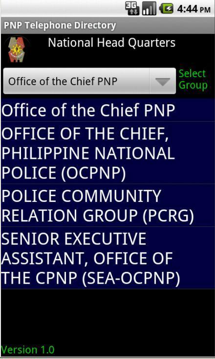 PNP Telephone Directory Ver 1