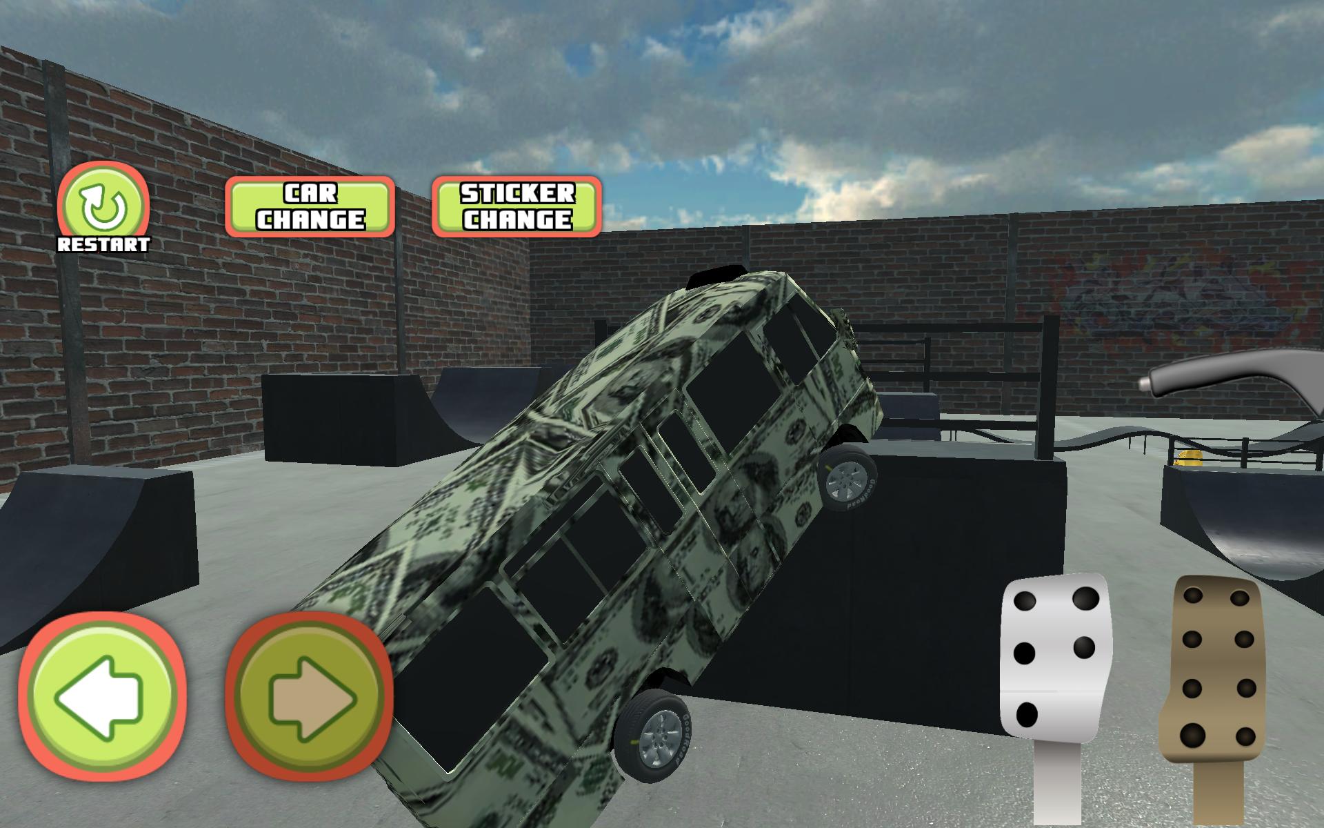 Minivan Acrobatic Show