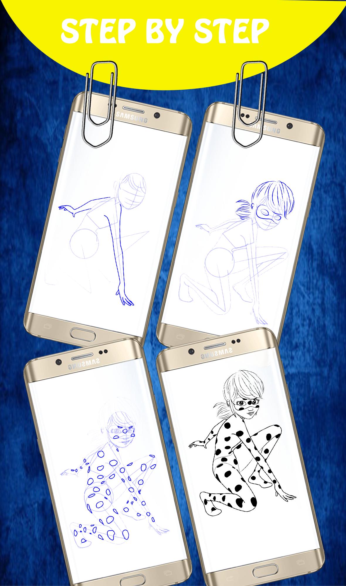 How To Draw Miraculous Ladybug & black cat