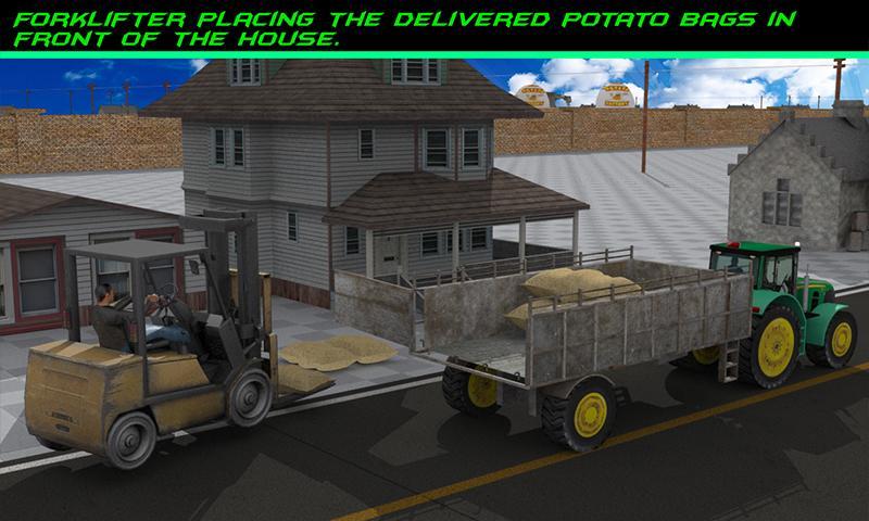 Potato Delivery Tractor