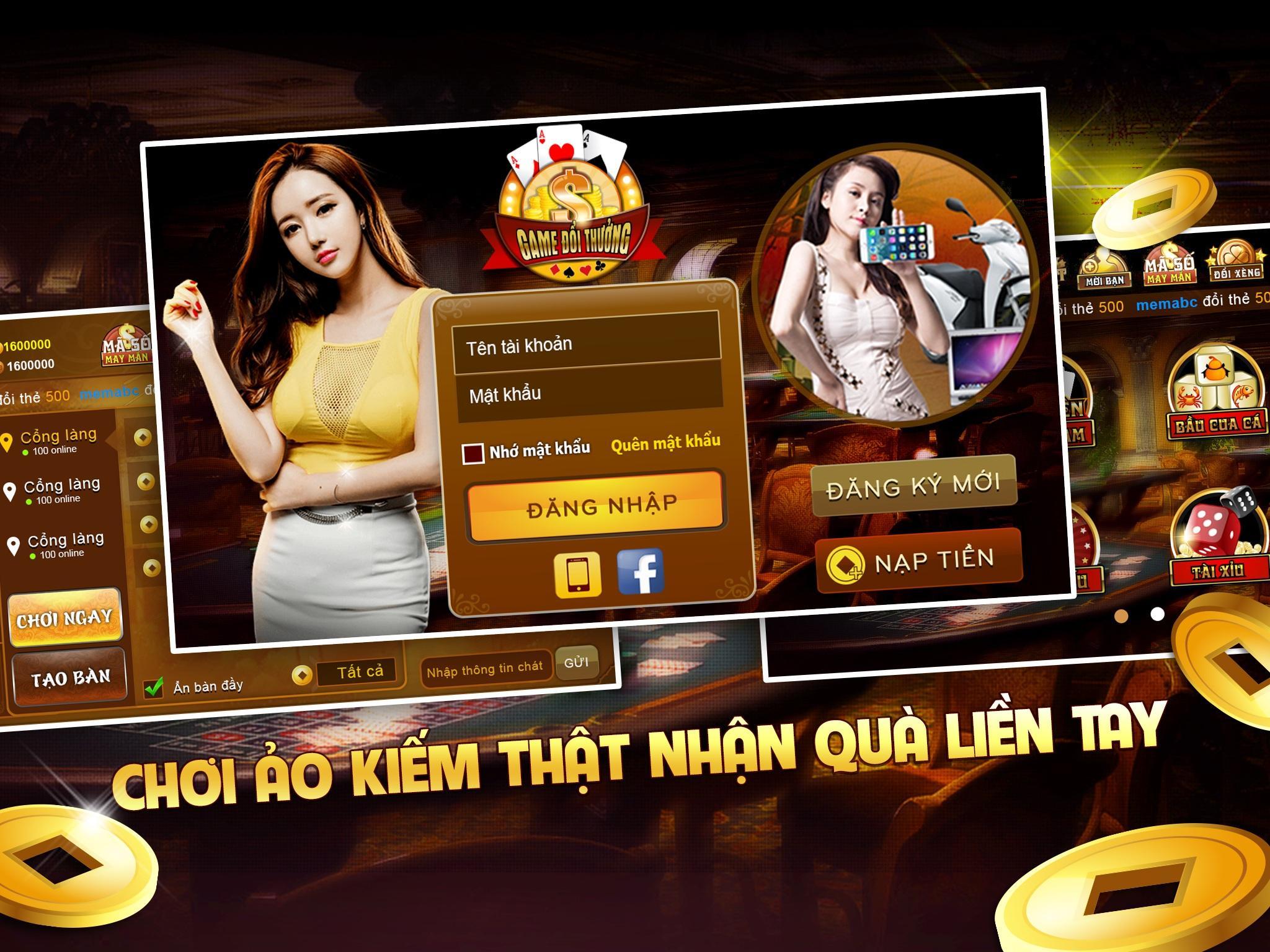 Game doi thuong - Danh bai vip