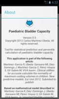 Paediatric Bladder Capacity