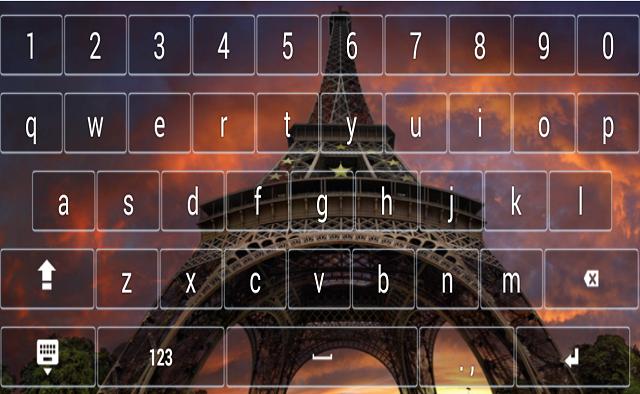 Paris Tower Eiffel Keyboard
