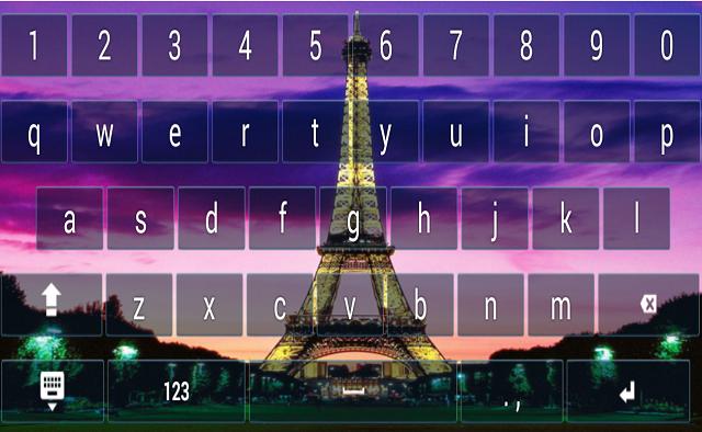 Paris Tower Eiffel Keyboard