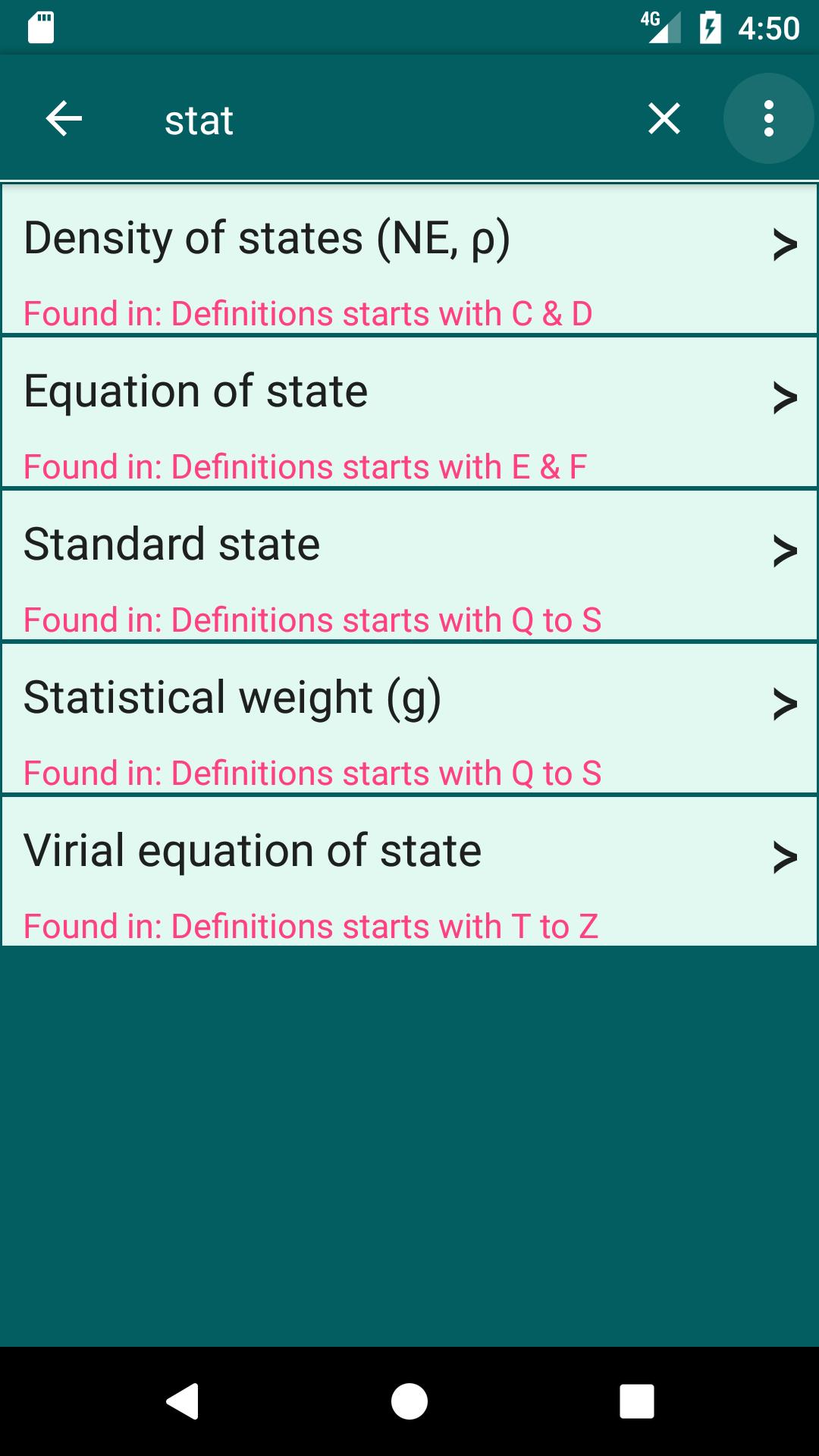 Physics, Chemistry Abr & Defs