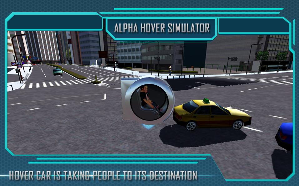 Futuristic Flying Hover Stunts