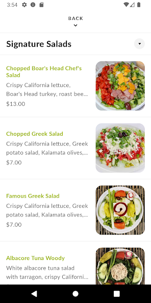 Woody's Famous Salads