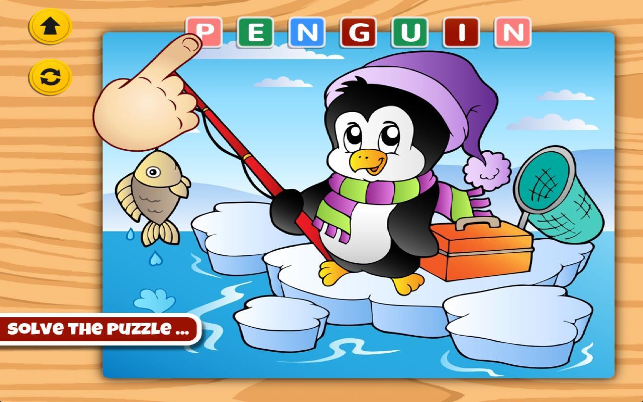 Winter Word Puzzle for Kids