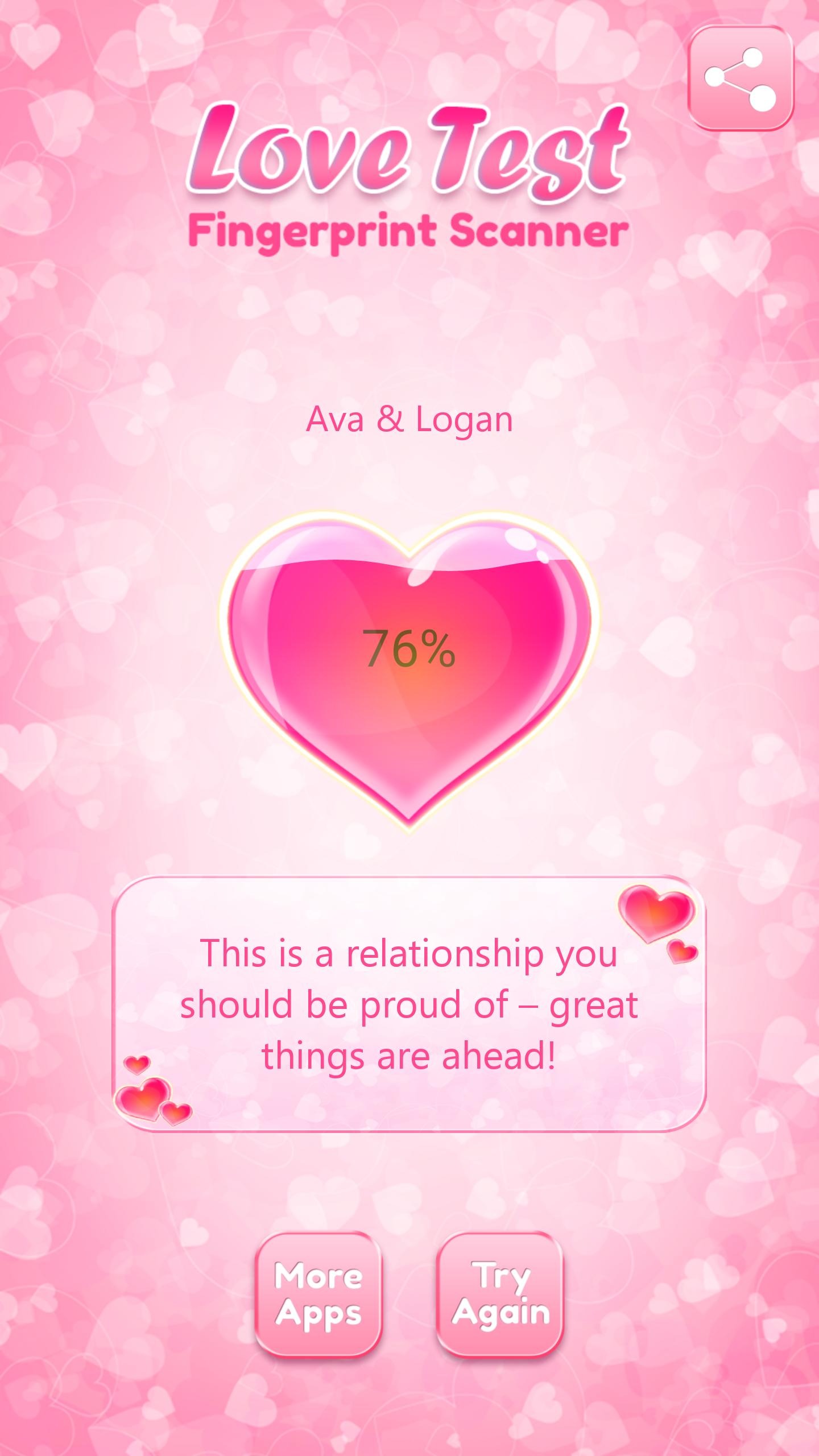 Love Compatibility Test Fingerprint