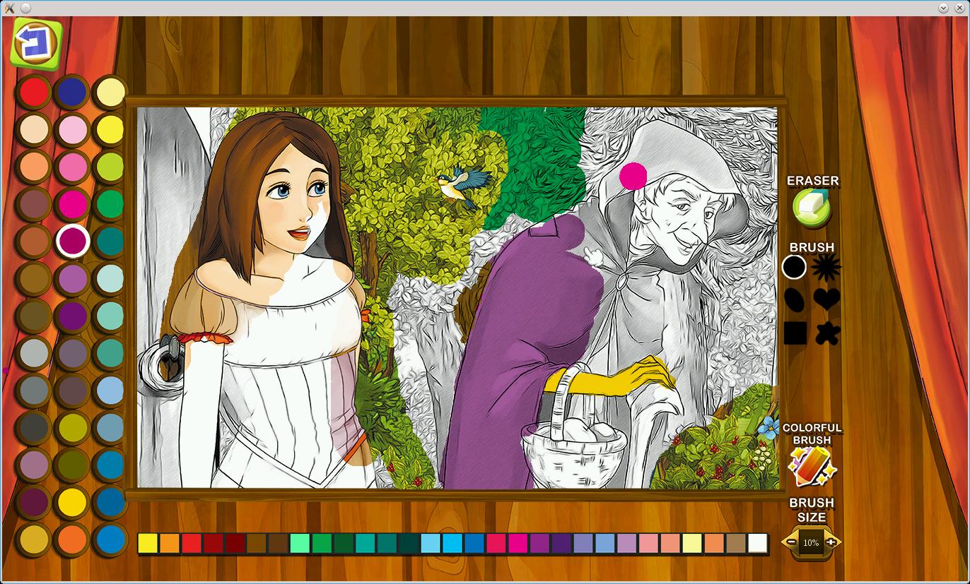 Fairy Tales Artist Coloring